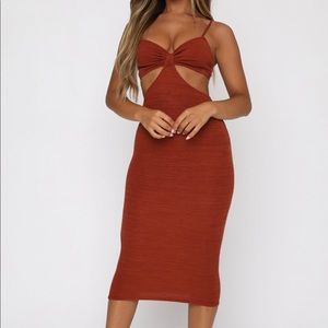 Whitefox Boutique Cutout Midi Dress